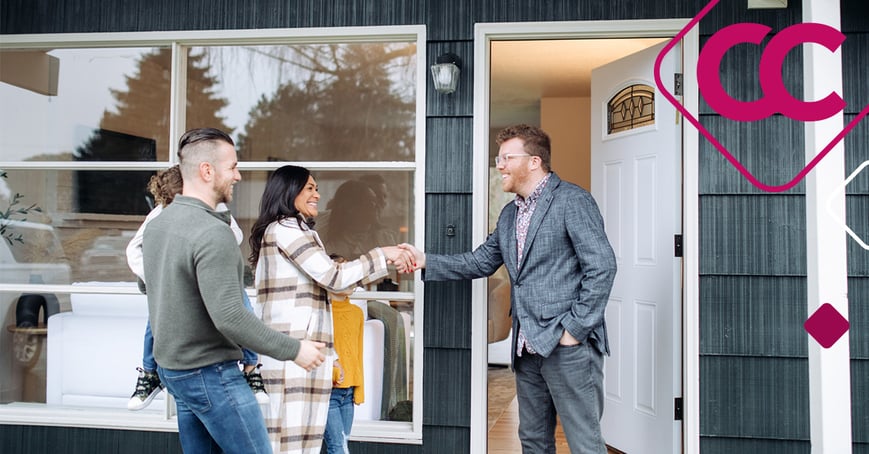 Young couple purchasing a home