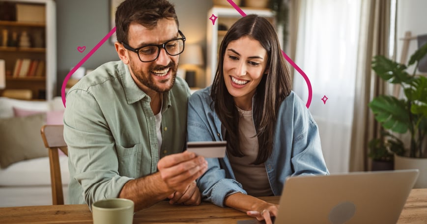 Couple opening a credit card account together